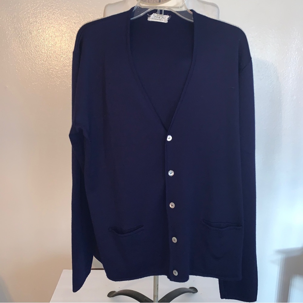 Damon Made in Italy Button Cardigan Sweater Size Xl Preowned
